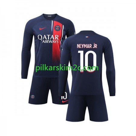 Koszulka Paris Saint-Germain Neymar Jr Dziecięca Główna 2023/24 Koszulki Piłkarskie(L/S)